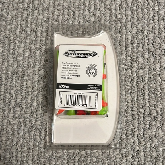 Pride Golf Tee Performance Pack - Neon Colors - Picture 5 of 5